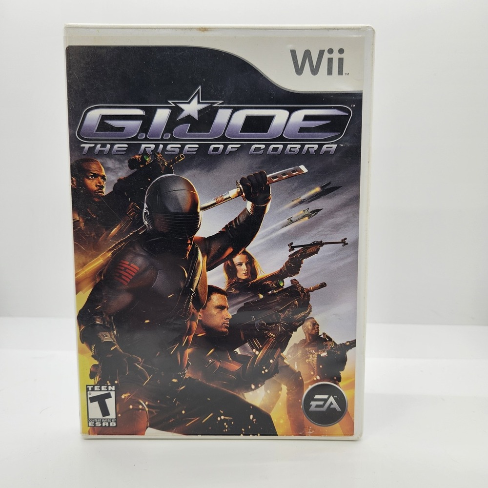 G.I. Joe The Rise of Cobra Nintendo Wii Game Complete w/ Case‎ & Manual